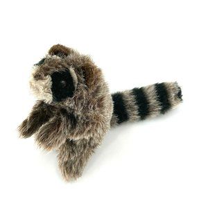 VTG Country Critters Raccoon Squeak Hand Puppet Plush Realistic USA Made 12''